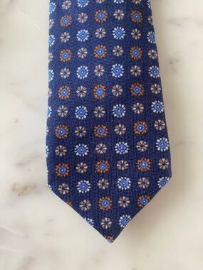 Canali 1934 Italian made Linen/Silk Tie